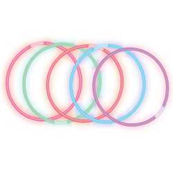 Assorted Color Lite Rope Necklace 