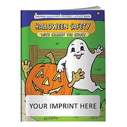 Coloring Book - Halloween Safety with Gilbert the Ghost firefighting, fire safety product, fire prevention, fire safety coloring book, fire prevention coloring book, fire safety activity book, fire prevention activity book