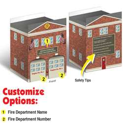 Custom 2 Engine Bay Paper Fire Station Fire Station,  Fire, Station, Safety