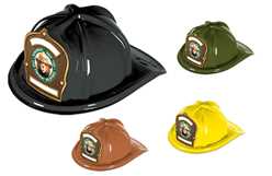 Custom Smokey Bear Fire Safety Club Fire Hat firefighting, fire safety product, fire prevention, smokey, smokey bear, plastic fire hat, plastic, hats, bear, fire hat, stock