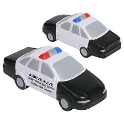 Police Car Stress Reliever Police, safety product, educational, stress reliever, police car stress reliever, imprinted, imprinted police car