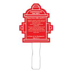 Practice Fire Safety - Hydrant Shaped Fan 