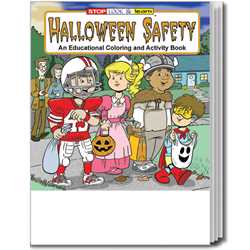Stock Coloring Book - Halloween Safety 