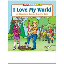 Stock Coloring Book - I Love My World 
