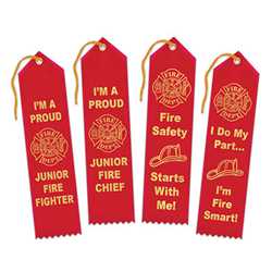 Fire Safety Award Ribbons firefighting, fire safety product, fire prevention, plastic fire badge, firefighting badge