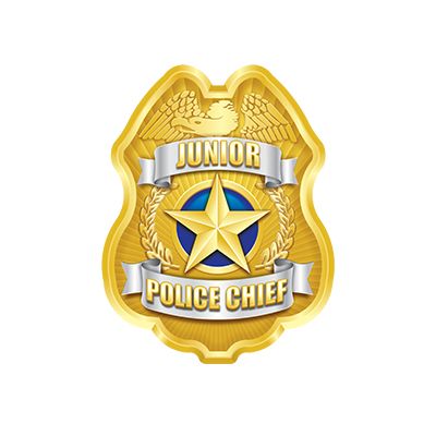 Stock Police Sticker Badges
