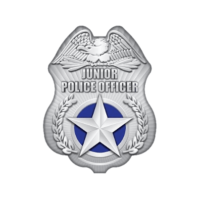 Stock Police Clip-On Badges