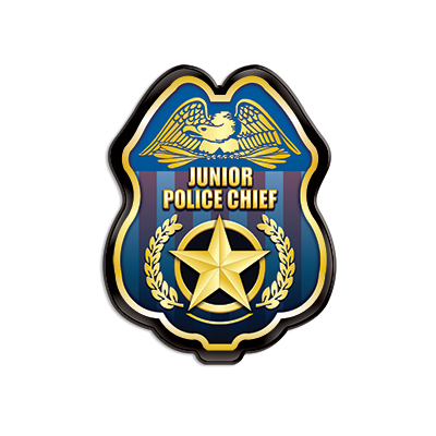 Stock Police Clip-On Badges