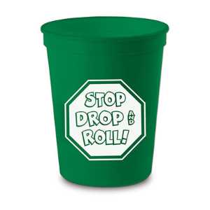 12 oz. Stadium Cup firefighting, fire safety product, fire prevention, cups, stadium cup, safety, 12 oz stadium cup