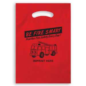 12" x 15" Plastic Bag - Be Fire Smart 