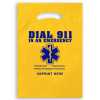 12" x 15" Plastic Bag - Dial 911 