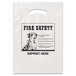 12" x 15" Plastic Bag - Fire Safety 