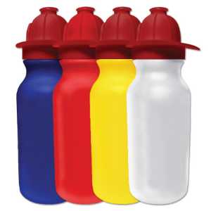20 oz. Cycle Bottle w/Fireman Helmet Push ‘n Pull Cap 