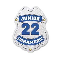 22 Paramedic White Sticker Badge 
