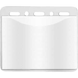 4-1/4" x 3-1/2" Vinyl Badge Pouch 