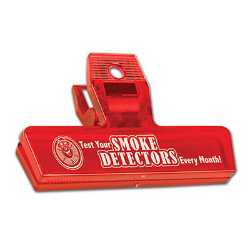 4" Bag Clip 4 inch bag clip, promotional bag clip, fire department giveaways, police community outreach items, EMS promotional products, kitchen clip, custom bag clip