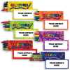 4 Pack Standard Crayons w/ Imprinted Box firefighting, fire safety product, fire prevention, crayons, non-toxic, color me, public safety