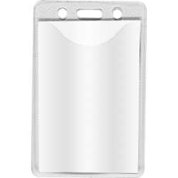 2-1/2" x 4" Vinyl Badge Pouch 