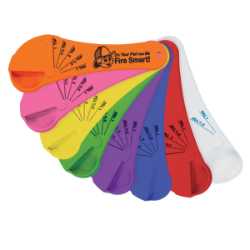5 in 1 Measuring Spoons measuring spoons promo, 5-in-1 measuring spoon, fire department giveaways, police community outreach items, EMS promotional products, kitchen safety handout, cooking tool giveaway