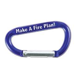 6mm Carabiner 60mm carabiner, aluminum carabiner, fire department giveaway, EMS promotional items, police department outreach supplies, community event handouts, safety event promotional gear