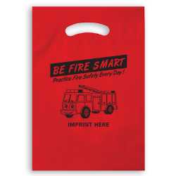 9" x 13" Plastic Bag - Be Fire Smart  
