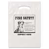 9" x 13" Plastic Bag - Fire Safety 
