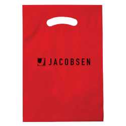 9" x 13" Plastic Bag - Full Custom  public safety bags, custom plastic bags, fire safety promos, safety educator materials, outreach promotional bags, fire department giveaways, community awareness tools, educational bags