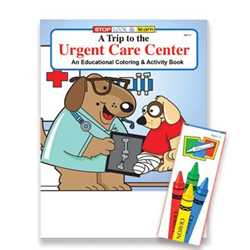 A Trip to the Urgent Care Coloring Book Fun Pack - Stock  urgent care, emergency room, hosipitals, doctors, EMTs, 9-1-1 product, fire prevention product, firefighting coloring book, firefighting activity book, fire safety coloring book, fire safety activity book, fire prevention coloring book, fire prevention activity book