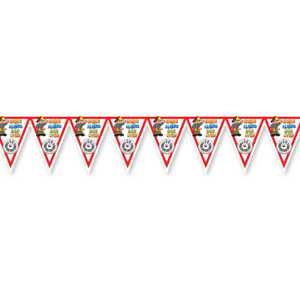 All-Weather Pennant Banner - Design 3 all-weather pennant banner, fire safety event décor, kids fire-safety display, fire department promotional items, EMS community outreach, police department event decorations, public-education booth materials, outdoor event banner