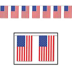 American Flag - Outdoor Pennant Banner 