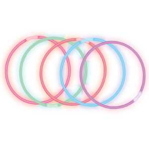 Assorted Color Lite Rope Necklace 