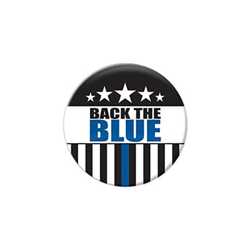 Back The Blue Button buttons, support buttons, law enforcement, thank you police, 