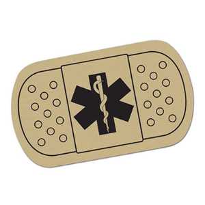 Bandage EZ Gripper Jar Opener bandage jar opener, EZ-gripper jar opener, EMS promotional products, fire department giveaways, police community outreach items, non-slip jar opener, kitchen safety handout