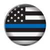 Blue Stripe - Law Enforcement Button thin blue line, thin blue line button, buttons, support buttons, blue stripe law enforcement button, police support button, fire department kids giveaways, EMS outreach items, police department community handouts, children’s safety promotional items, hero-themed event button, community event supplies