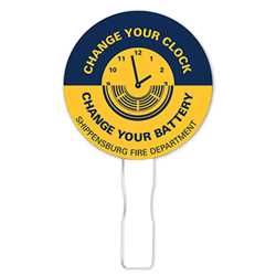 Change Your Clock-Change Your Battery - Hand Fan 