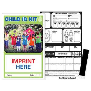 ID Safety Kit - Children Safety product, emergency, child safety, identification kit, id kit, lost child info, personal data record keeper
