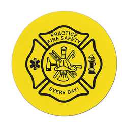 Circle Shaped EZ Gripper Jar Opener  jar opener promo, EZ-gripper jar opener, fire department giveaways, police community outreach items, EMS promotional products, non-slip jar opener, kitchen safety handout