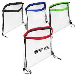 Clear Bag with Drawstring   firefighting, fire safety product, fire prevention, drawstring, Clear Bag, clear bag with drawstring
