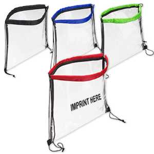 Clear Bag with Drawstring   firefighting, fire safety product, fire prevention, drawstring, Clear Bag, clear bag with drawstring