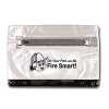 Clear Vinyl Zippered Pencil Case firefighting, fire safety product, fire prevention, pouches, vinyl pouches, pencil case, clear vinyl pencil case, zippered pencil pouch, fire department giveaways, police community outreach items, EMS promotional products, kids safety handouts, custom pencil case