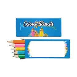 5 Piece Box of Colored Pencils