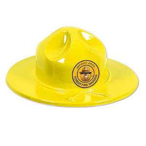 Custom Forest Fire Warden Hat firefighting, fire safety product, fire prevention, smokey, smokey bear,plastic hat, trooper hat, smokey hat, kids hat, kids, hat, trooper, custom, imprinted