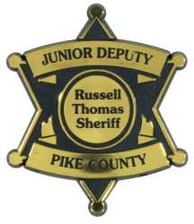 Custom Gold 6 Point Star Badge