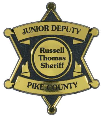Custom Gold 6 Point Star Badge
