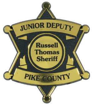 Custom Gold 6 Point Star Badge