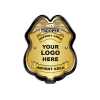 Custom Gold Jr. Police Officer Clip-On Badge Police, safety product, educational, gold badge, gold police badge, plastic police badge, police officer badge, imprint badge, imprinted police badge, Custom Gold Jr Police Officer Badge, SS66785ISP1, personalized police badge, junior police officer badge, custom kids police badge, clip on badge for kids, police promotional products, community event giveaways, police outreach supplies, safety education items, youth police badge, law enforcement promotional products, bulk custom badges