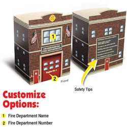 Custom Paper Fire Station Fire Station,  Fire, Station, Safety