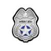 Custom Silver Jr. Police Officer Clip-On Badge Police, safety product, silver badge, silver police badge, educational, plastic police badge, police officer badge, imprint badge, imprinted police badge, Custom Silver Jr Police Officer Badge, SS66785ISP4, personalized police badge, junior police officer badge, custom kids badge, clip on police badge, police outreach supplies, school safety giveaways, community event badges, law enforcement promotional products, youth police badge, bulk custom badges
