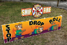 Deluxe Jumbo Yard Signs - Stop, Drop, Roll firefighting, fire safety product, fire prevention, full custom banner, custom, vinyl banner, indoor and outdoor use, imprinted