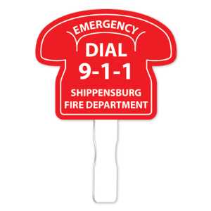 Emergency Dial 9-1-1 - Phone Shaped Fan 911 phone fan, emergency dial 911 giveaway, fire department promotional items, police community outreach products, EMS safety handouts, kids emergency awareness, phone-shaped fan